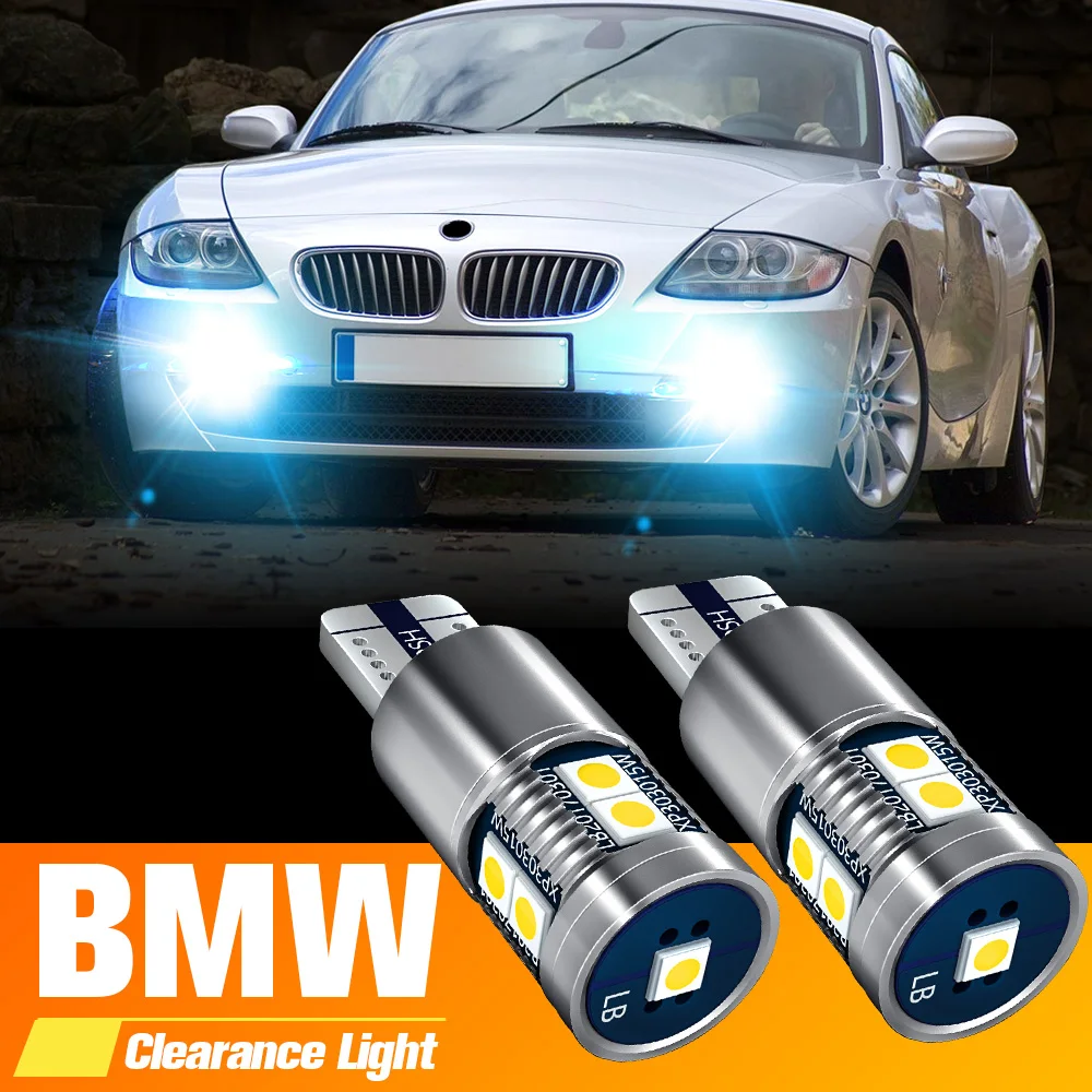 

2pcs LED Clearance Light Parking Bulb Lamp W5W T10 194 2825 Canbus For BMW E46 1998-2007 E36 Z3 E36 Z4 E86 E85 3 7 Series