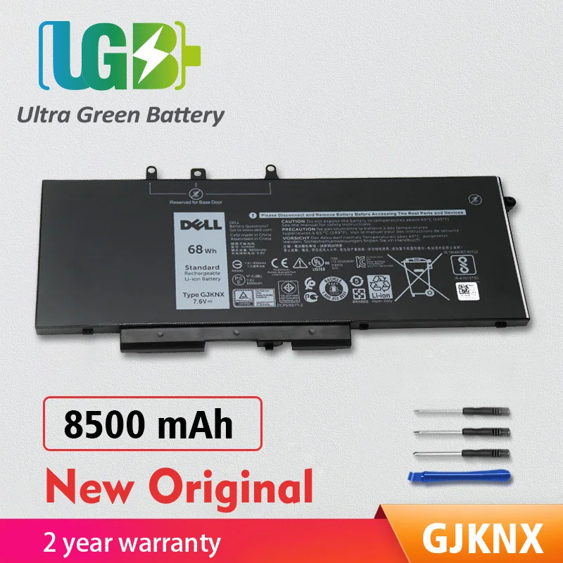 

UGB New Original GJKNX Battery For Dell Latitude 15 3520 5480 E5480 E5580 5580 5490 5590 For DELL Precision M3520 M3530 GD1JP