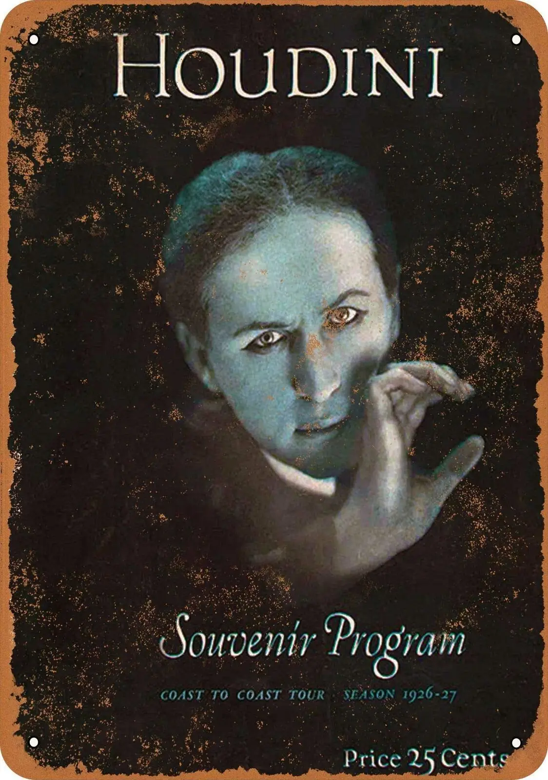 

SLALL Harry Houdini Retro Street Sign Household Metal Tin Sign Bar Cafe Car Motorcycle Garage Decoration