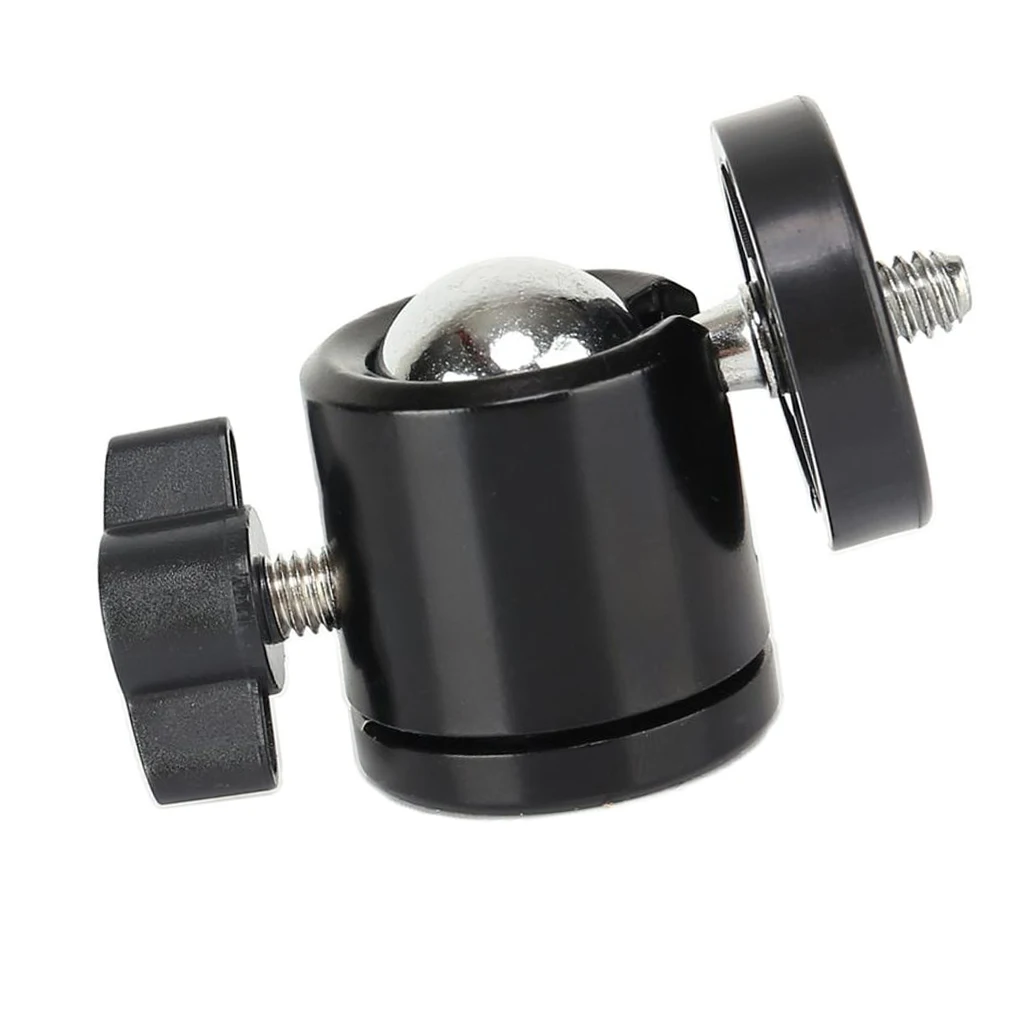 

Mini Ball Head 360° for DSLR Camera Stand Tripod Adapter 1/4 Screw Mount
