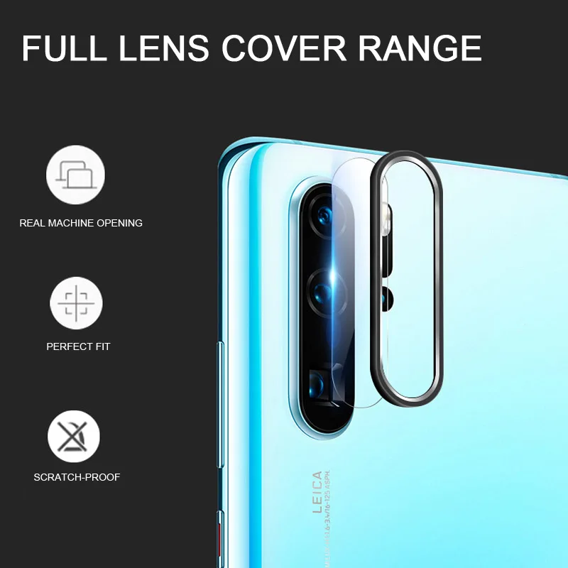 Закаленное стекло + металлическое защитное кольцо для Xiaomi Redmi Note 8 Pro Защитная
