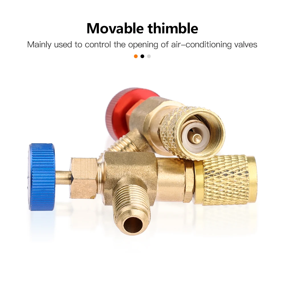 High Quality Liquid Safety Valve R410 R22 Air Conditioning Refrigerant 1/4 &ampquotSafety Adapter Repair and Fluoride | Обустройство