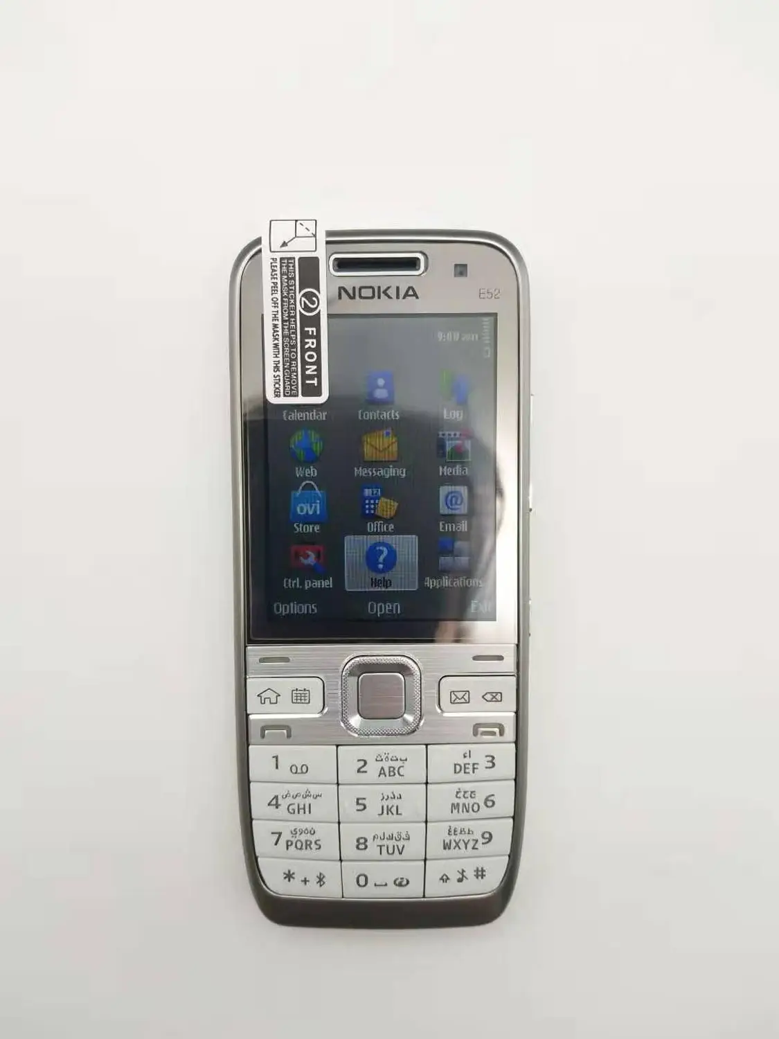 E52 разблокированный Nokia E52 GSM WCDMA сотовый телефон Wifi Bluetooth gps 3.2MP камера телефон Восстановленный - Цвет: Белый