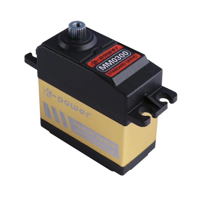Аналоговый металлический сервопривод K power MM0300 4 кг водонепроницаемый для RC