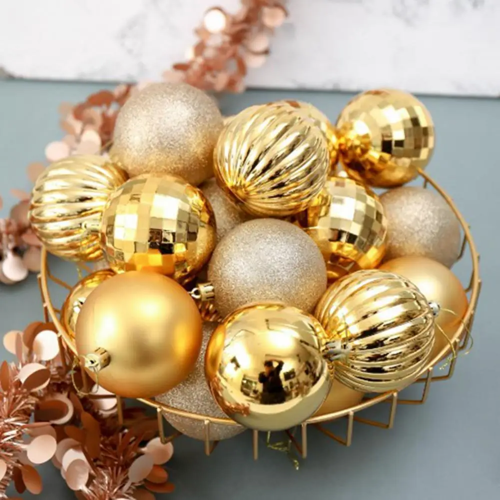 

12Pcs Xmas Tree Decorative Ball Hanging Pendant Home Ornaments New Year Gift