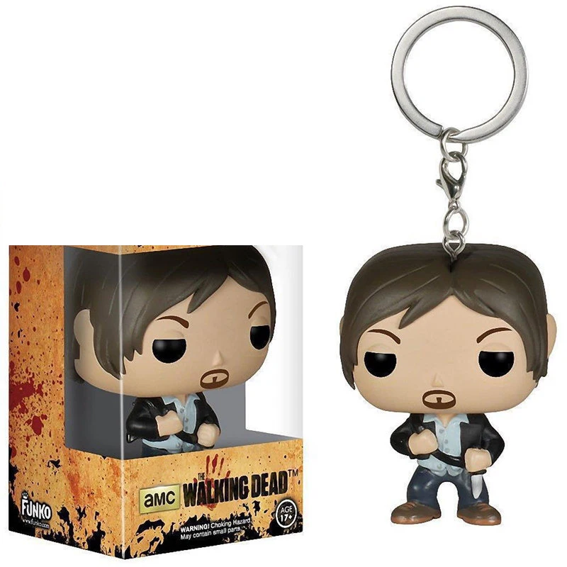 FUNKO Ходячие мертвецы Дэрил Диксон Карманный Брелок экшн фигурка Коллекционная
