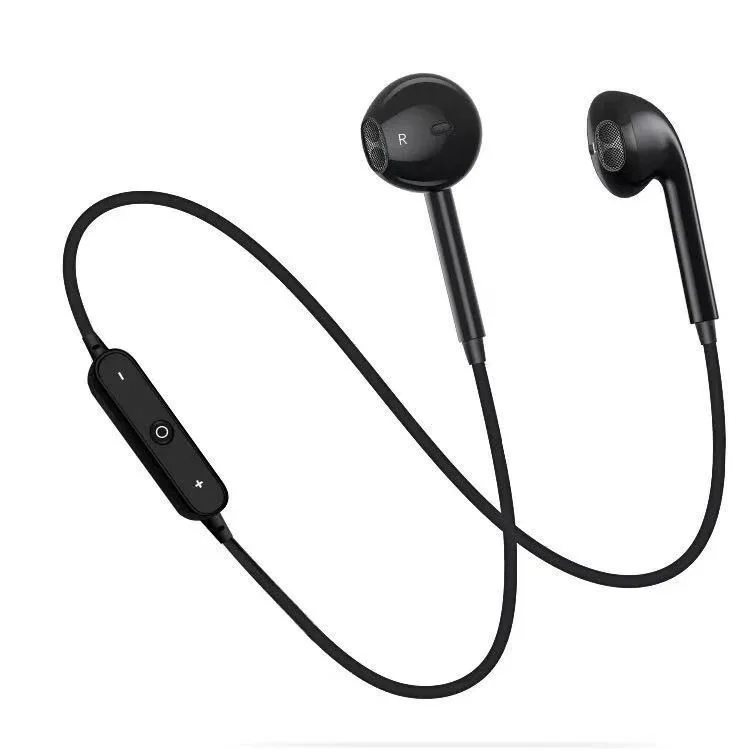 S6 простой стиль Bluetooth Runing наушники Handsfree Беспроводные спортивные с микрофоном