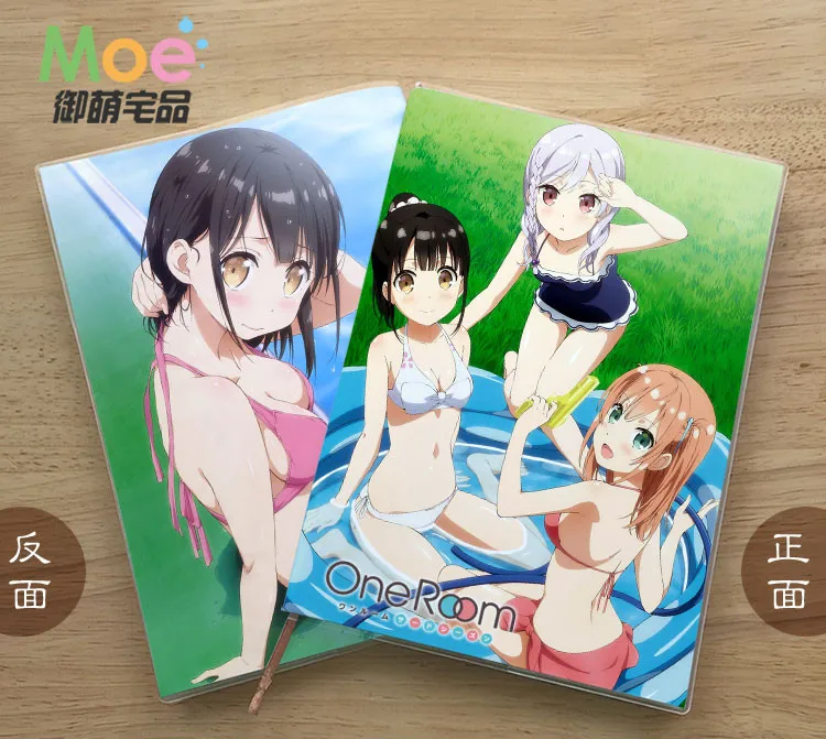 

Anime One Room Figure Student Writing Paper Notebook Delicate Eye Protection Notepad Diary Memo Gift