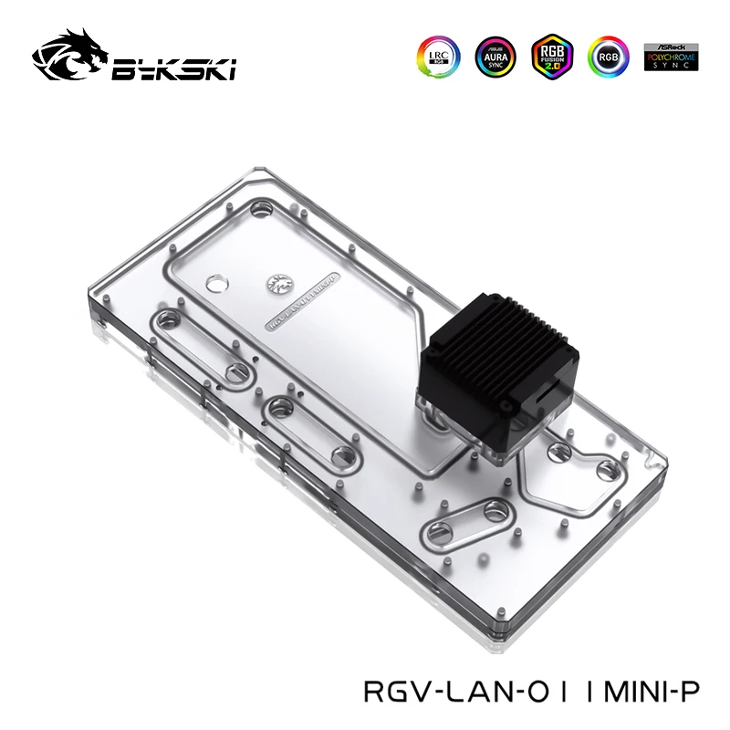 

BYKSKI Acrylic Distro Plate for LIAN LI O11 MINI Dual Case 360MM Liquid Radiator Loop Design, RGV-LAN-O11MINI-P cooler