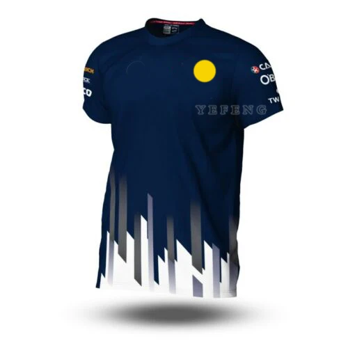 

New Motorsport F1 Team Shirt Blue Color Bull Racing Jersey Petronas Jersey Short Sleeve Shirt Motorcycle MX Dirt Bike Cycling