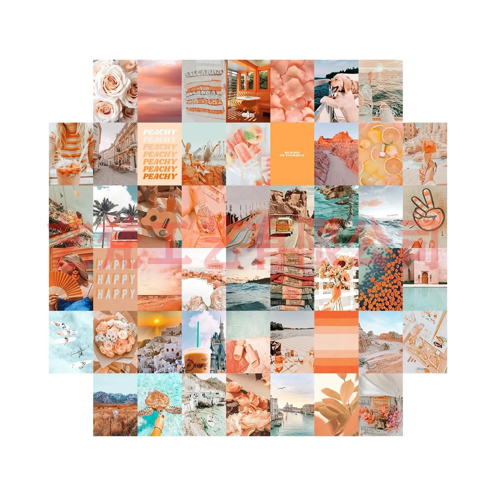 

Postcard Photo Collage Set Wall Collage Kit Exqusite Aesthetic Posters Bedroom Decor