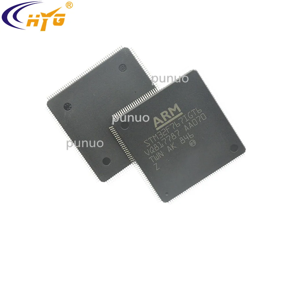 Оригинальный и аутентичный с STM32F767IGT6 LQFP-176 ARM Cortex-M7 32-битный микроконтроллер MCU -