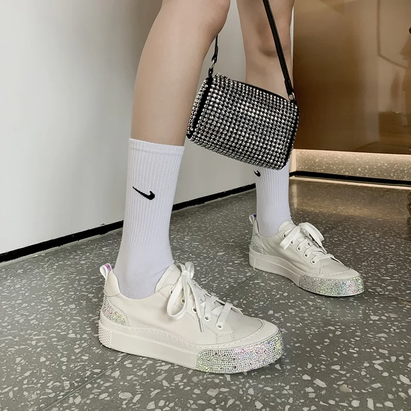 

wedge low heels casual shoes leather pumps print leather pumps lace-up platform ankle-strap women girls school shoes sneakers