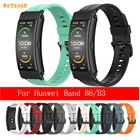 Ремешок силиконовый для смарт-часов Huawei TalkBand B6B3, сменный спортивный браслет для наручных часов, 16 мм, аксессуары