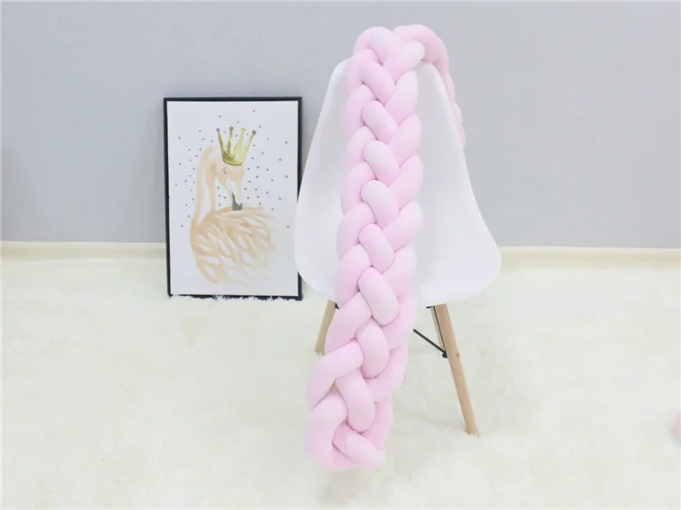 1 м детский бампер коса узел подушка для младенцев детская защита кроватки декор