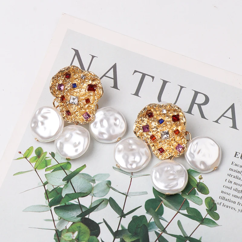 Fashion snoops ZA серьги с искусственным жемчугом 2019 новейшая бижутерия ручной работы Boho