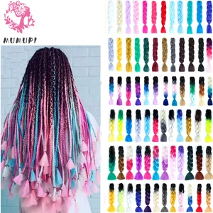 MUMUPI косы зизи омбре афрокудри крючком канекалон омбре канекалон каникалоны для волос косы дреды канекалоны для волос косички афро  плетеные косички кудри на брейды волосы косички джамбо косички