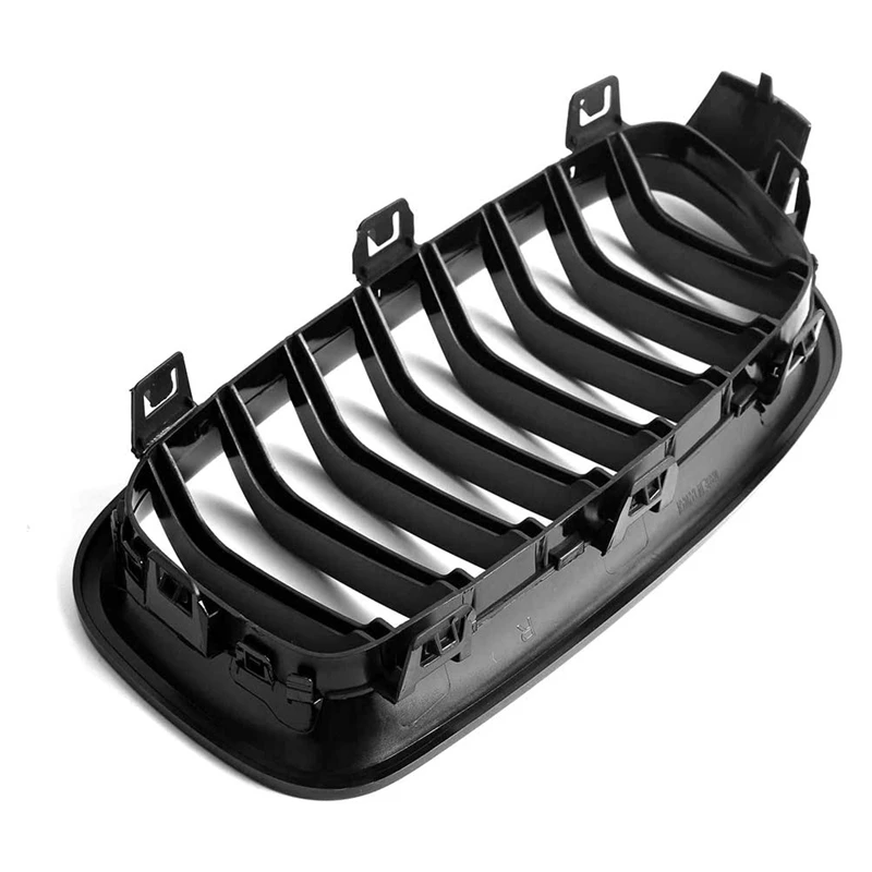 

Front Kidney Grille For-BMW 3 Series F30 F31 F35 2012-2018 (Single Slat Gloss Black Grill, 2-Pc Set)