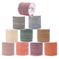 about 21 8 yardsroll 4 ply cotton cords 1 5mm for string wall hangings plant hanger rope string knitting diy making accessories