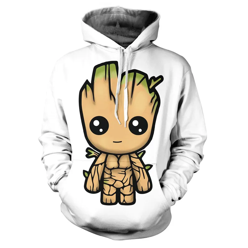 

New Superhero Groot Movie guardian of the galaxy 3D print Hoodies Funny Pullover Long Treant Long Sleeve Tracksuit Asian size