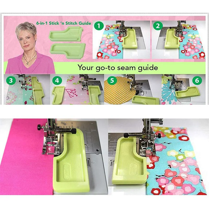 

Hot sale Sewing Seam Guide Positioning Plate Fixing Fabrics Handmade Multifunction Tool Dropshipping