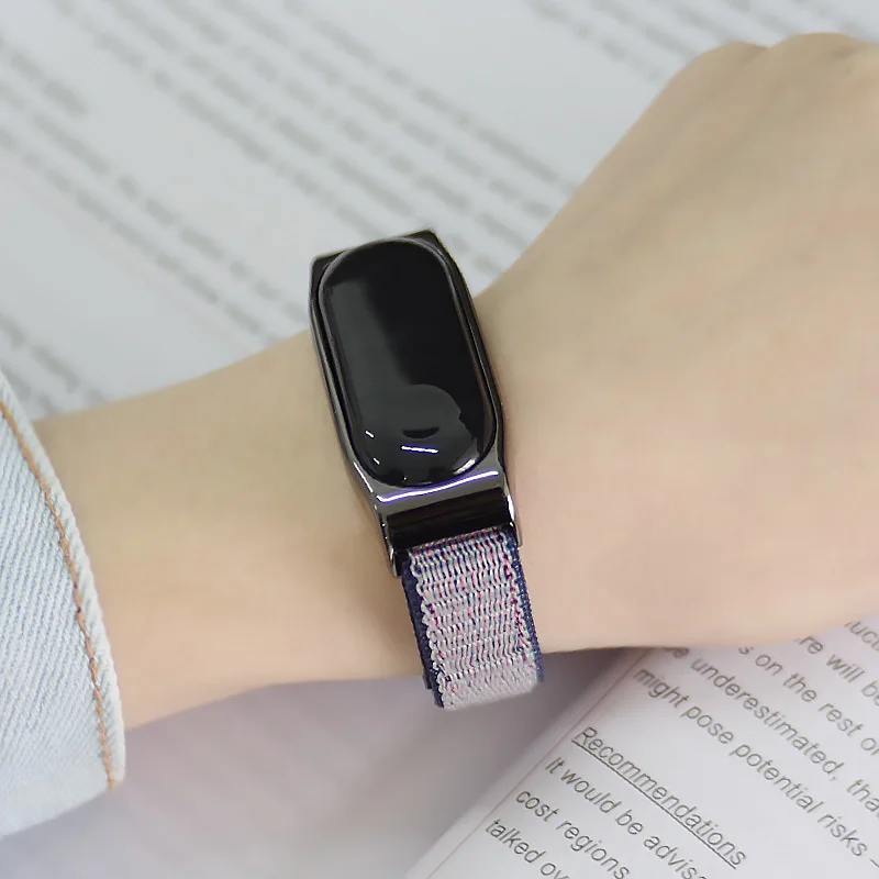 Mi jobs mi Band 4 3 Nyion Loopback ремень аксессуары для Xiaomi mi Band 3 умные наручные часы браслет для mi Band 4 3 ремешок для часов