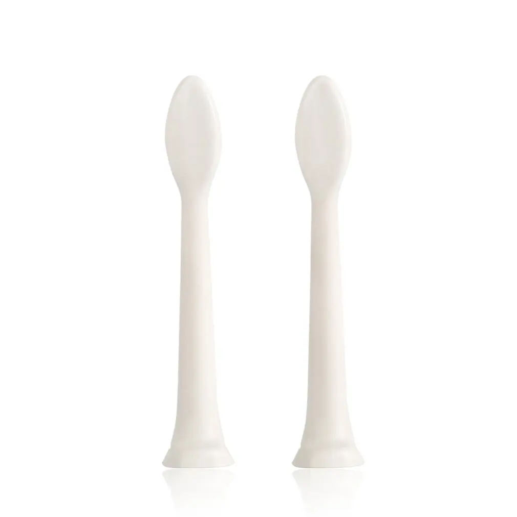 

2pcs U-Kiss Electric Toothbrush Head Angled Neck and Contoured Bristles for Comfortable Use Easy Replacement and Cleaning