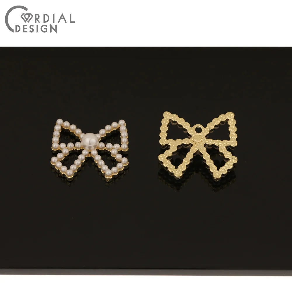 

Cordial Design 50Pcs 21*22MM Jewelry Accessories/Pendants/Imitation Pearl/Hand Made/Jewelry Findings & Components/DIY Charms