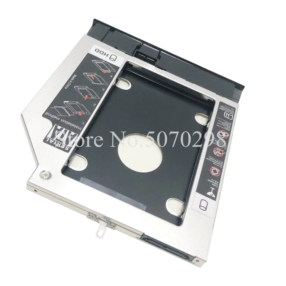 С лицевой панелью и 2 й 3 0 5 &quotжесткий диск HDD SSD Optical bay Caddy для Lenovo B51 35