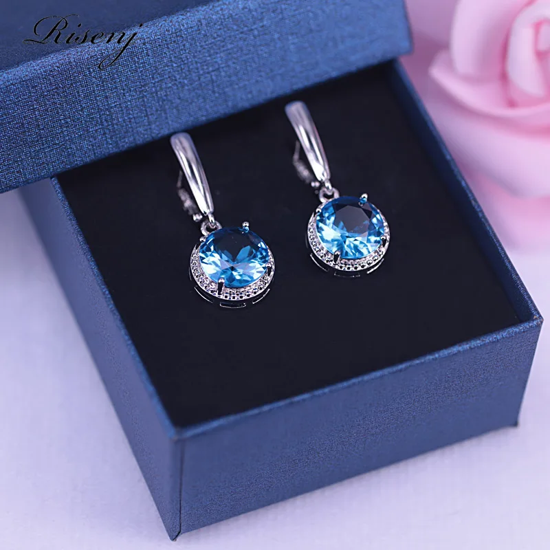 Комплект из колье серёг и кольца с фианитом | Украшения аксессуары