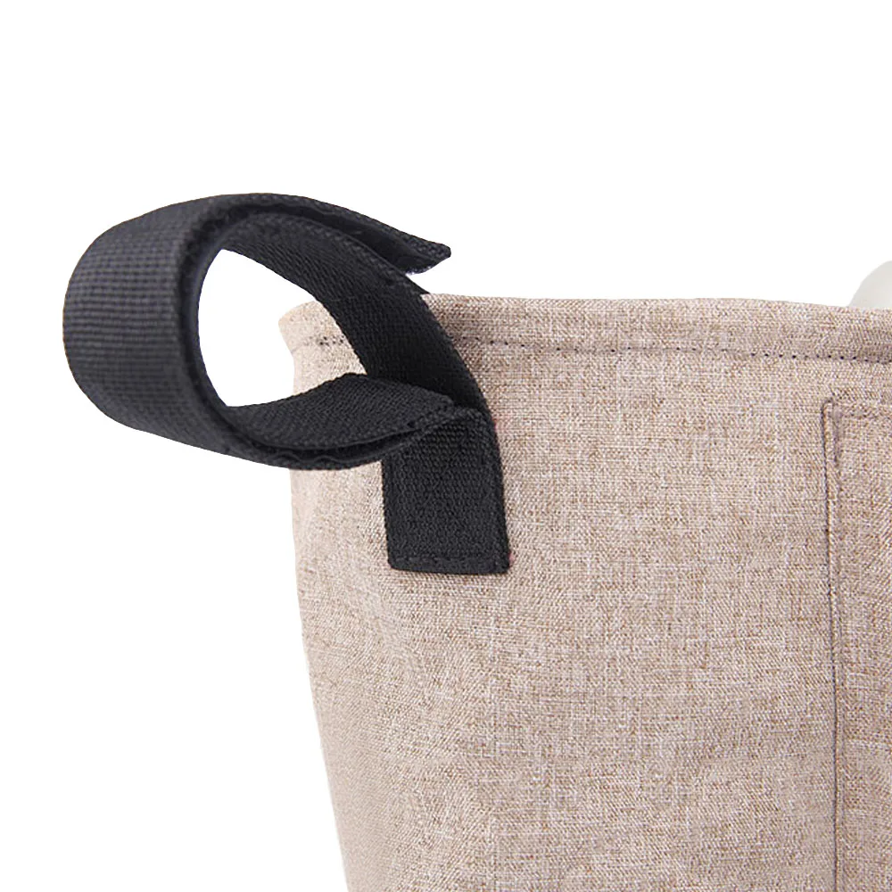 

Diapers Bag Waterproof Baby Stroller Accessory Hanging Basket PVC Adjustable Straps