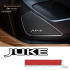 4 шт. 3D алюминиевый динамик стерео динамик значок эмблема наклейка для Nissan JUKE аксессуары для автомобиля-Стайлинг