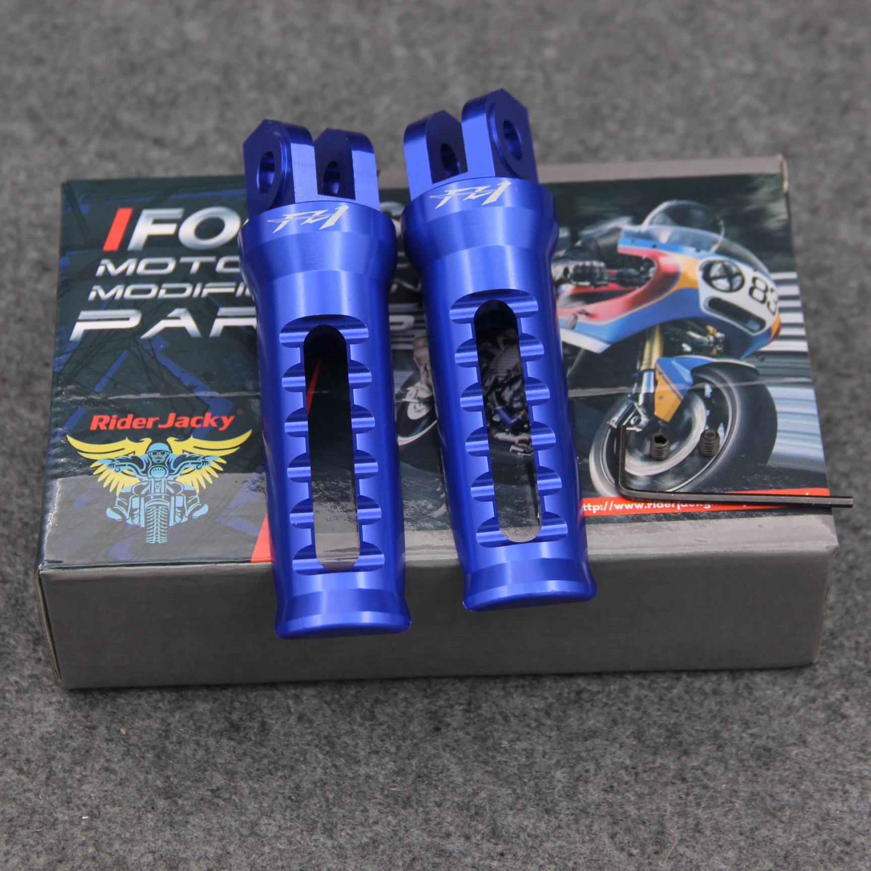 RiderJacky Передняя подножка мотоцикла с ЧПУ опоры для ног педали Yamaha FZ 1 FZ1 FZ10 1000 2001-2017