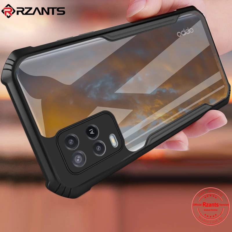 

Rzants For OPPO A54 A74 A94 A93 OPPO F19 Pro Reno 5F Reno5 Lite Phone Case [Beetle] Hybrid Slim Cover Double Casing
