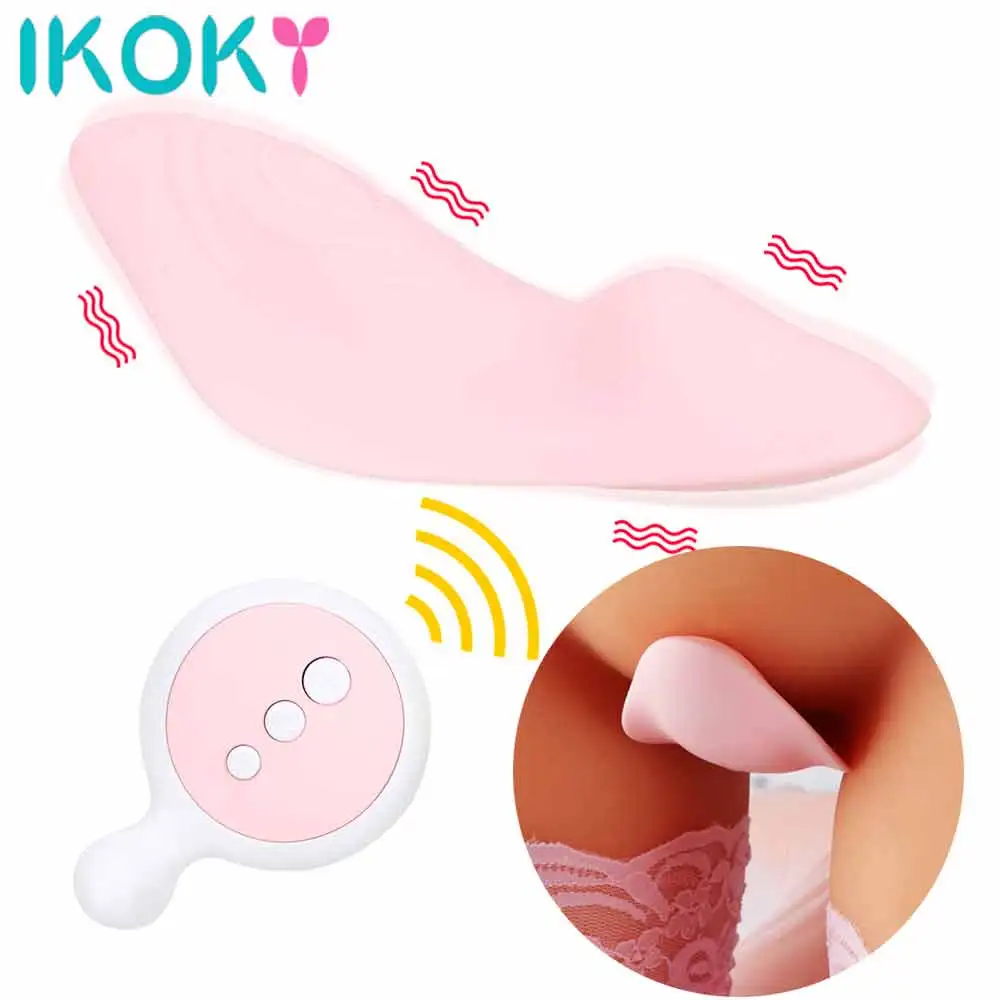 IKOKY Стимулятор клитора портативный трусики вибратор беспроводной пульт