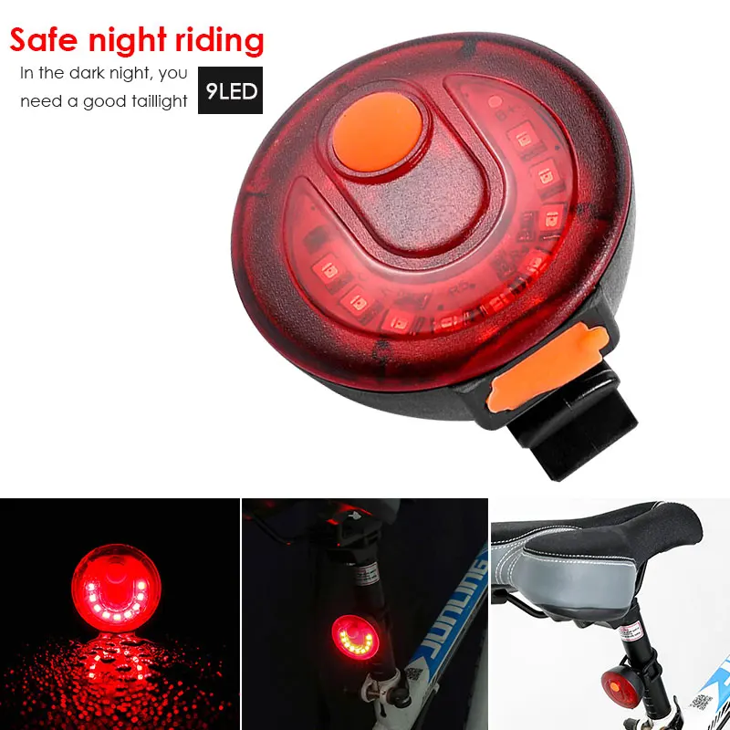 150Lm 9 светодиодный велосипедный фонарь светильник ABS спортивный велосипед