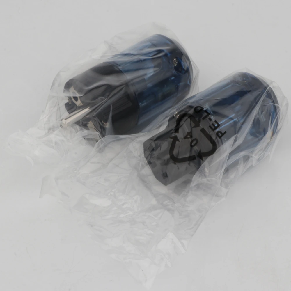 Piece Rhodium plated P037E C-037 EUR Power Plug Schuko HIFI Male Conenctor | Электроника