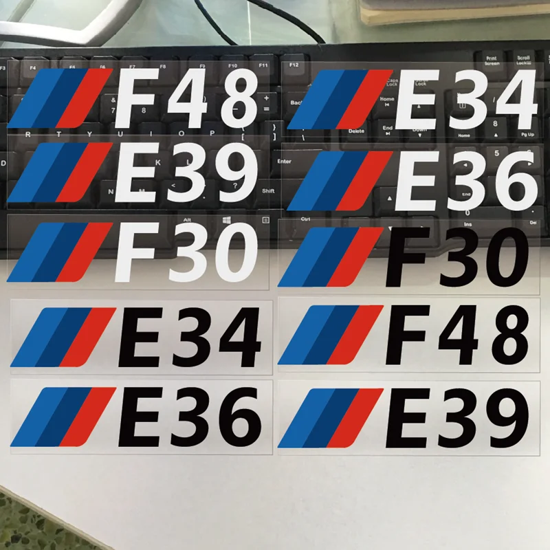 

Водонепроницаемая Светоотражающая модная индивидуальная Автомобильная наклейка для BMW E30 E34 E36 E39 E46 E60 E53 E90 F10 F20 F01 F02 F30 F31 F34 F48 F8