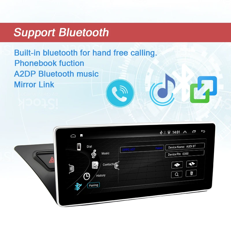 Автотоп 10,2" ips автомобильный DVD gps плеер Android 8,1 для Audi A4 A5 S4 S5 2009- автомобильный Радио Мультимедиа gps навигация WiFi BT SWC