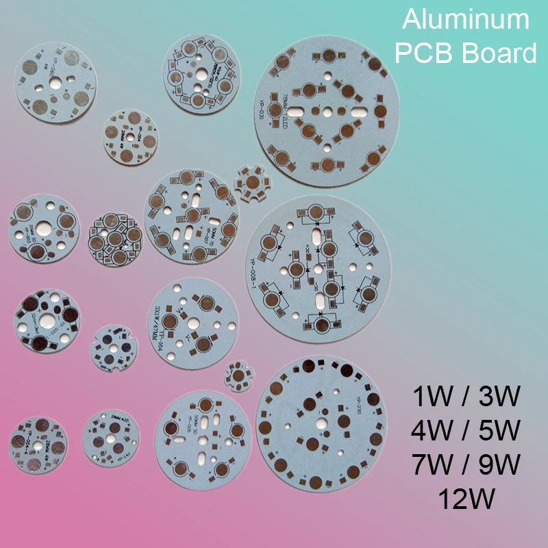 Алюминиевая пластина DIY bulib лампа светодиодный PCB доска подложка база для Celiling