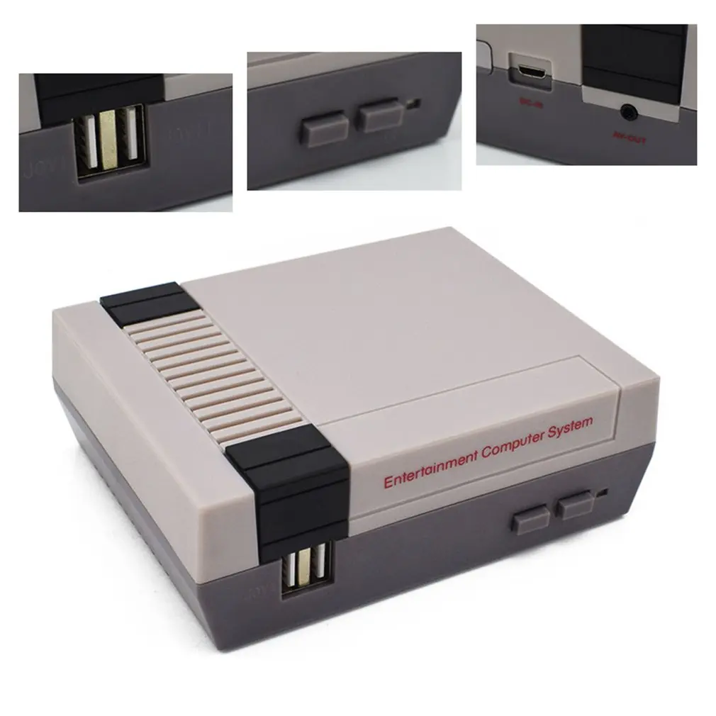 Мини ТВ игровая консоль 8 бит видео игровая консоль встроенный 620 игр портативный игровой плеер AV выход