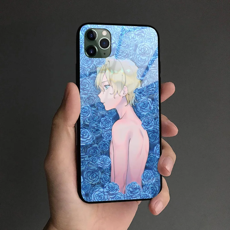 Eugeo Sword Art Online Мягкий силиконовый чехол из закаленного стекла для iPhone 6 6s 7 8 Plus X XR XS 11