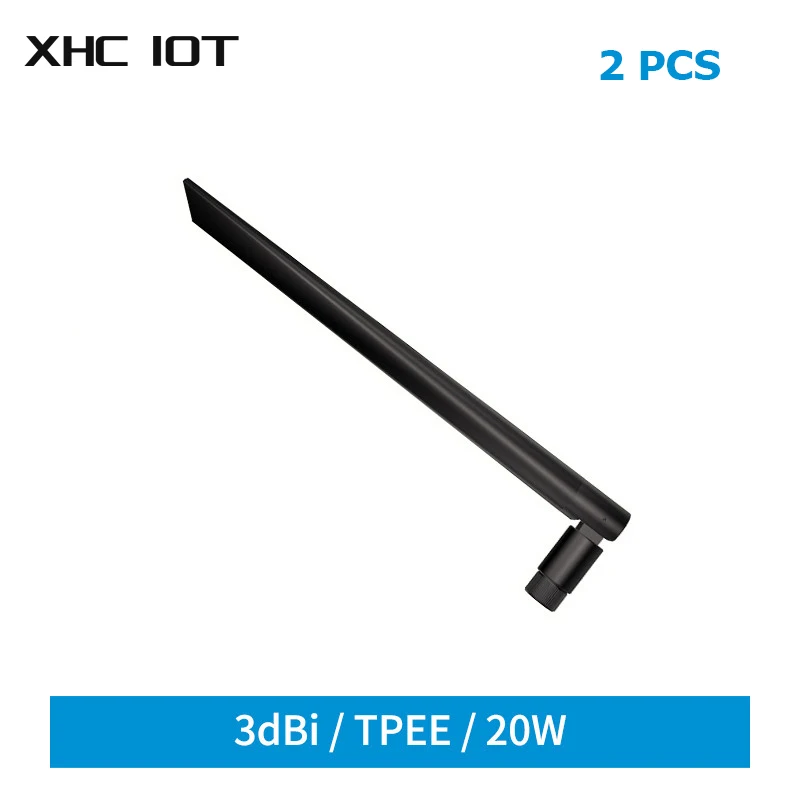 

Всенаправленная Wi-Fi антенна 230 МГц SMA Male 3.0dBi XHCIOT TX230-JKD-20 для маршрутизаторов, модуль LoRa, модемные сетевые карты, 2 шт.