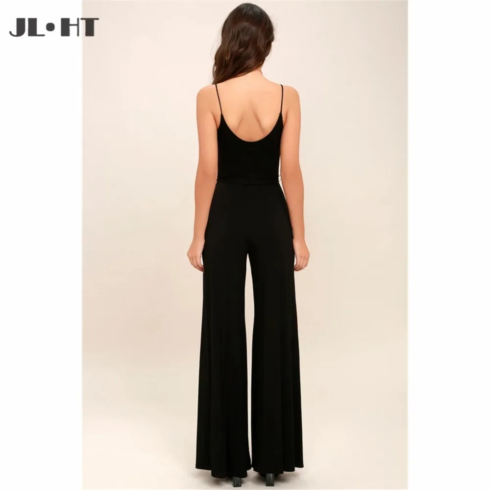 Wholesale Price Black Evening Dresses Long Slit V-Neck Spaghetti Straps Prom Gown Chiffon Pants Dress Custom Made | Свадьбы и