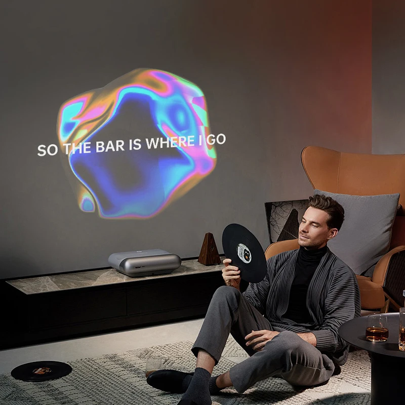 JMGO O1 Pro Ультра-короткий смарт-проектор 1500 ANSI 1080P Поддержка домашнего кинотеатра 4K