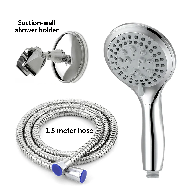 shower set 1 Zhang Ji 5 Режим насадка на душ Классический дизайн 110 мм ShowerHead HandHold осадков Ванная комната мощность фильтр насадки для душа - Цвет: shower set 1