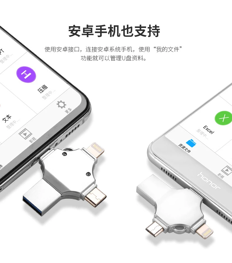 Флеш накопитель 128 ГБ Usb флэш память 256 USB C Тип смартфон Micro otg флеш для iPhone IOS