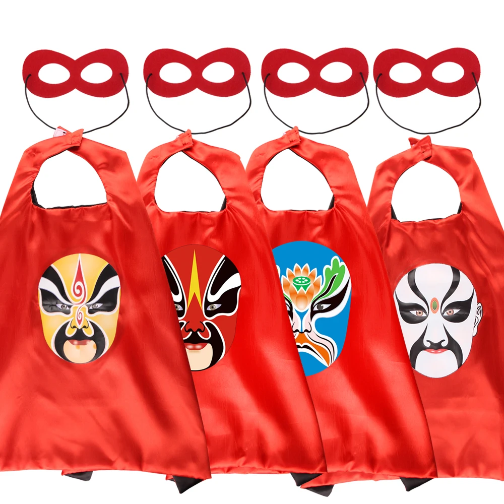 Super Wings Toy Ninja Costume Capes with Masks For Kids Dress Halloween Birthday Party Thor-Boy Cosplay