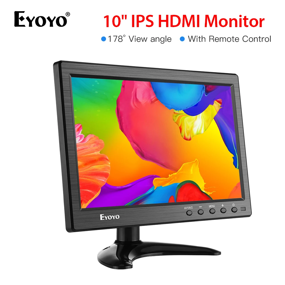 Eyoyo 10 1 дюймов ips монитор системы безопасности CCTV портативный ноутбук ПК ЖК с