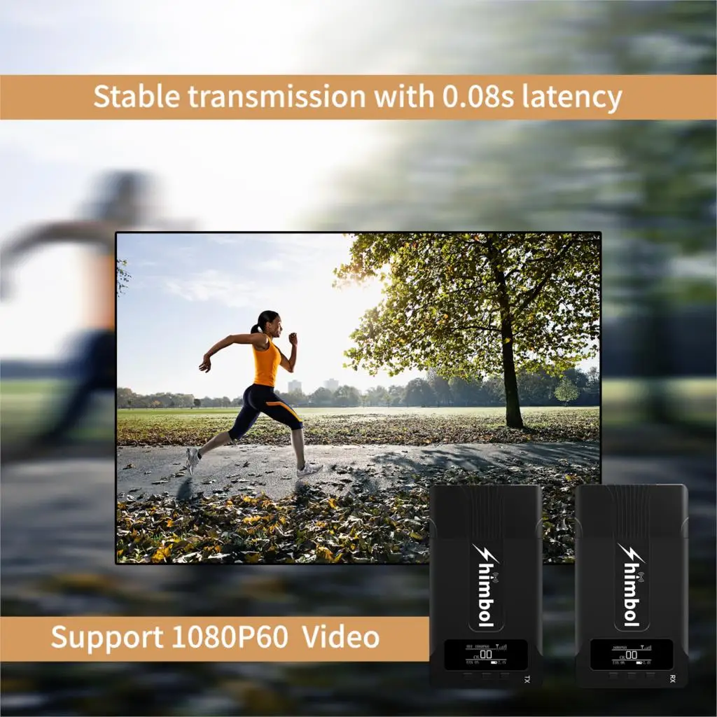 Беспроводная система передачи видео SHIMBOL 200m HD передатчик изображения SDI 1080P для